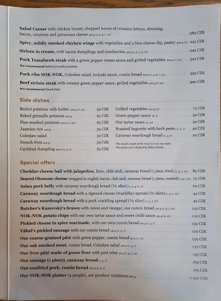 Menu_Nok Nok Restaurace Brno_Brno_image_4