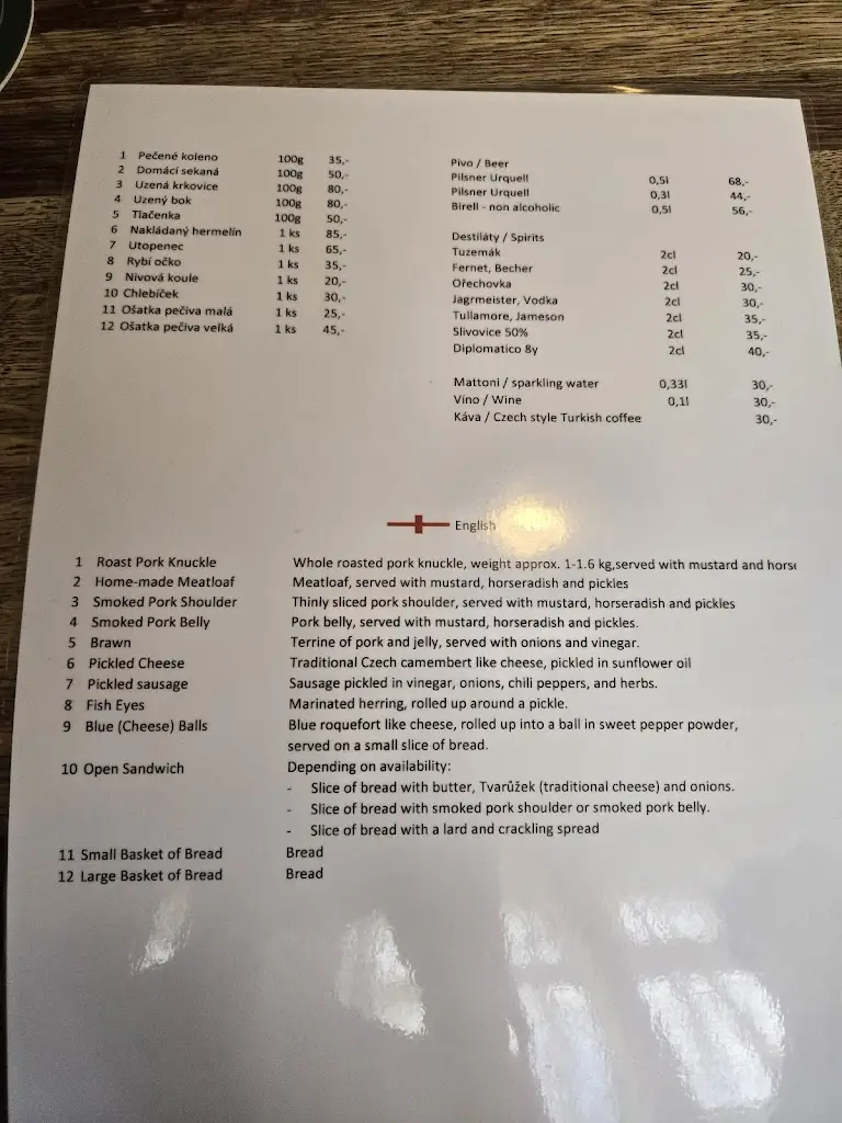 Menu_Hostinec U Bláhovky_Brno_image_2