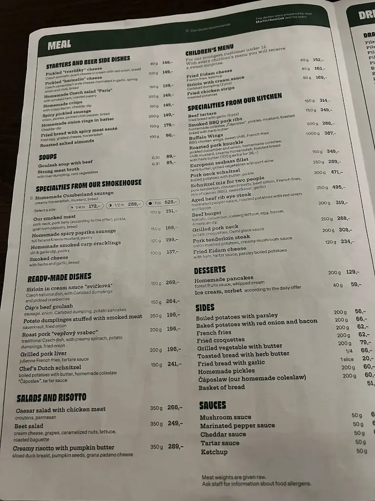 Menu_Pivnice U Čápa_Brno_image_4