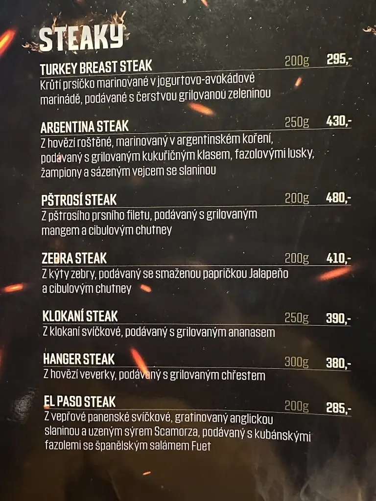 Menu_Buffalo American Steakhouse Brno_Brno_image_1