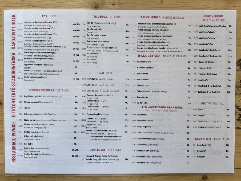 Menu_U Třech čertů - Starobrněnská_Brno_image_3