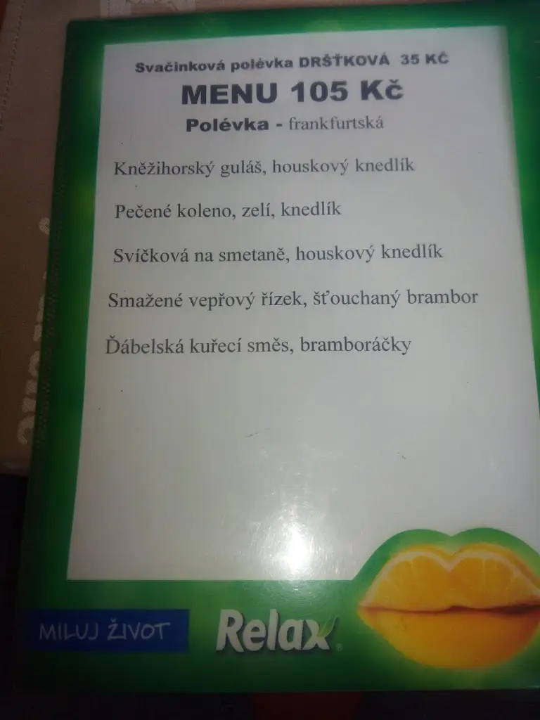 Menu_Hospůdka U Lokálky_Bzenec_image_2