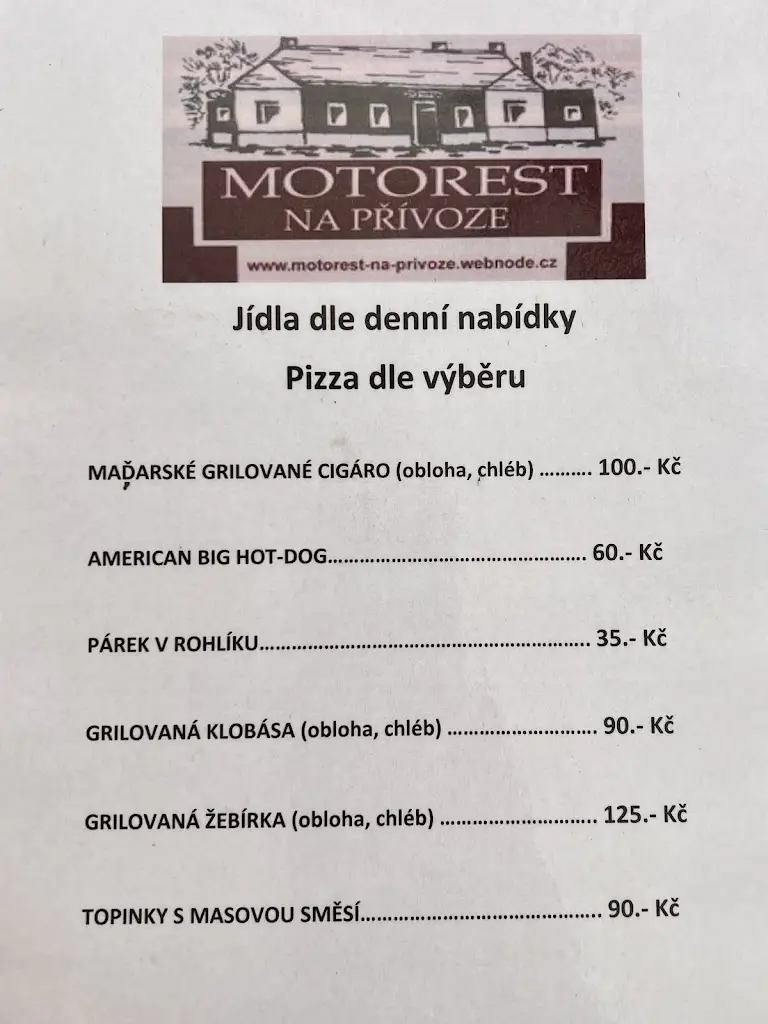 Menu_Hospoda na Přívoze_Bzenec_immagine_1