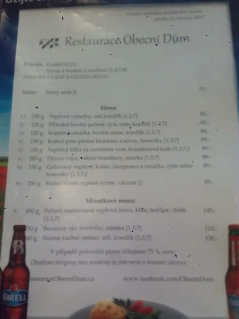 Menu_Restaurace Obecní Dům_Dolní Bojanovice_image_4