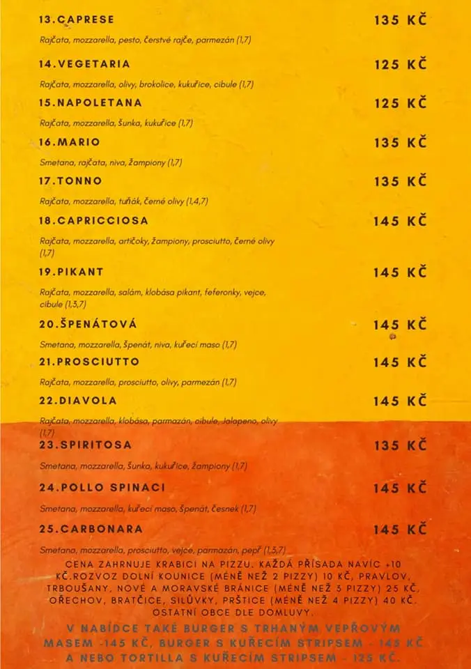 Menu_Pizza u Ježků_Dolní Kounice_image_1