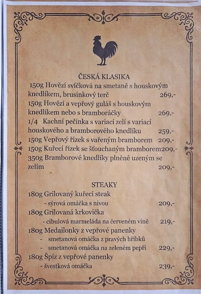 Menu_Hostinec U Černého kohouta_Černá Hora_image_1