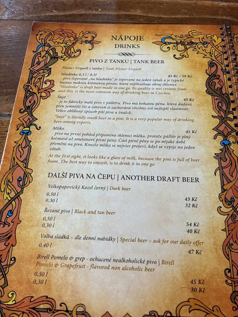 Menu_Restaurace V Ruthardce_Černá Hora_image_1