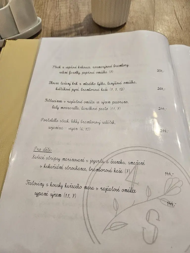 Menu_Čtyři sestry - zahradní restaurace_Černá Hora_image_3