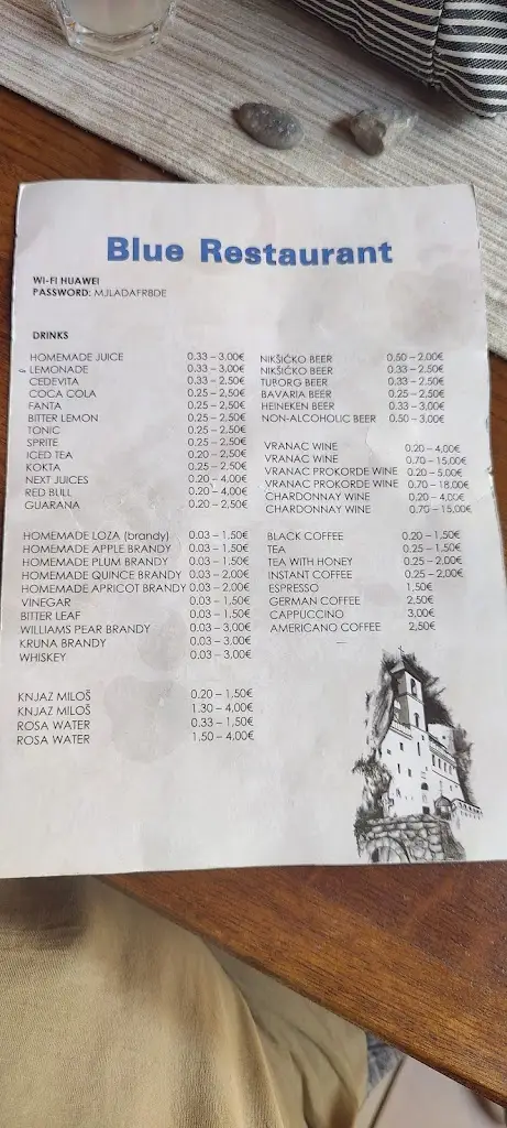 Menu_Blue Restaurant_Černá Hora_image_3