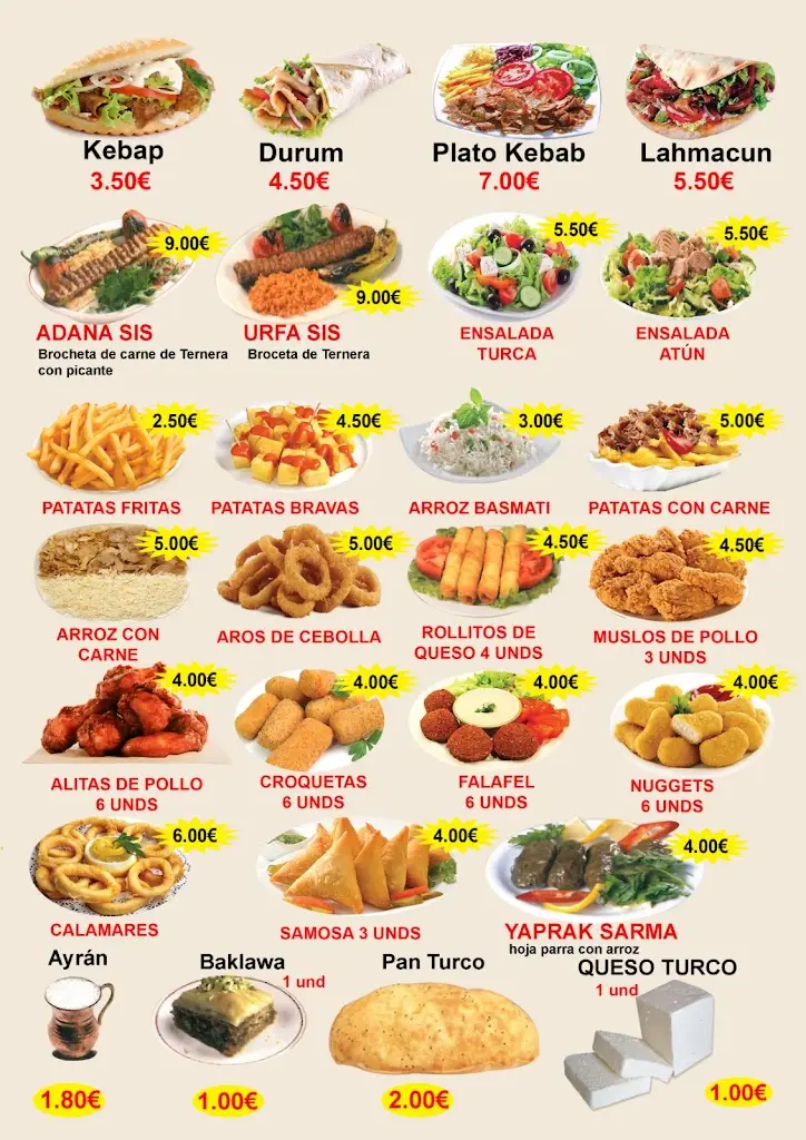 Menu_Real Estambul_Borek_image_2