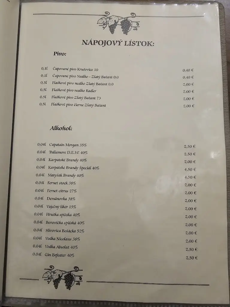 Menu_Viecha Jašter_Hlohovec_image_3