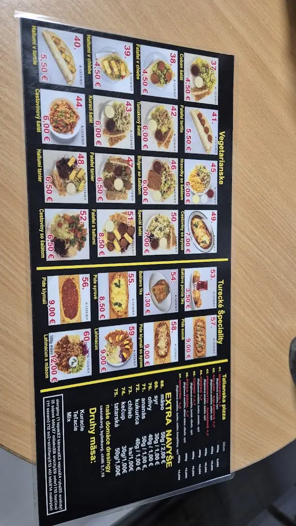 Menu_Mega kebab_Hlohovec_immagine_4