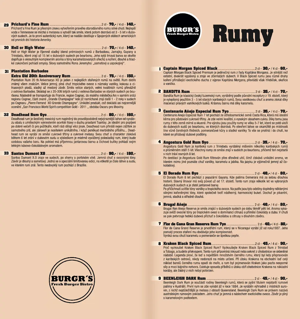 Menu_Burgr's Fresh Burger Bistro_Hodonín_image_4