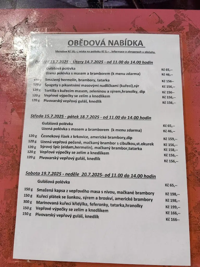 Menu_Minibrewery KUNC_Hodonín_image_1