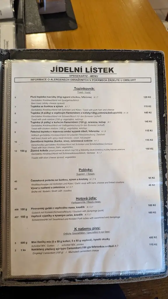 Menu_Minibrewery KUNC_Hodonín_image_3