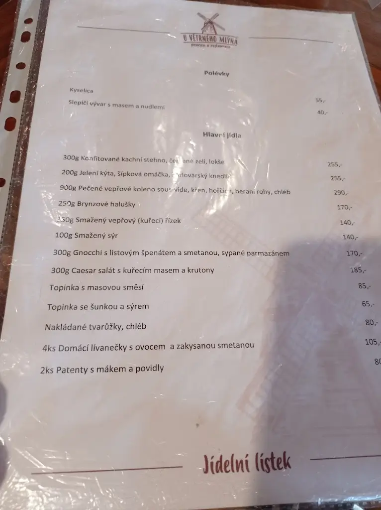 Menu_U větrného mlýna_Hroznová Lhota_image_1