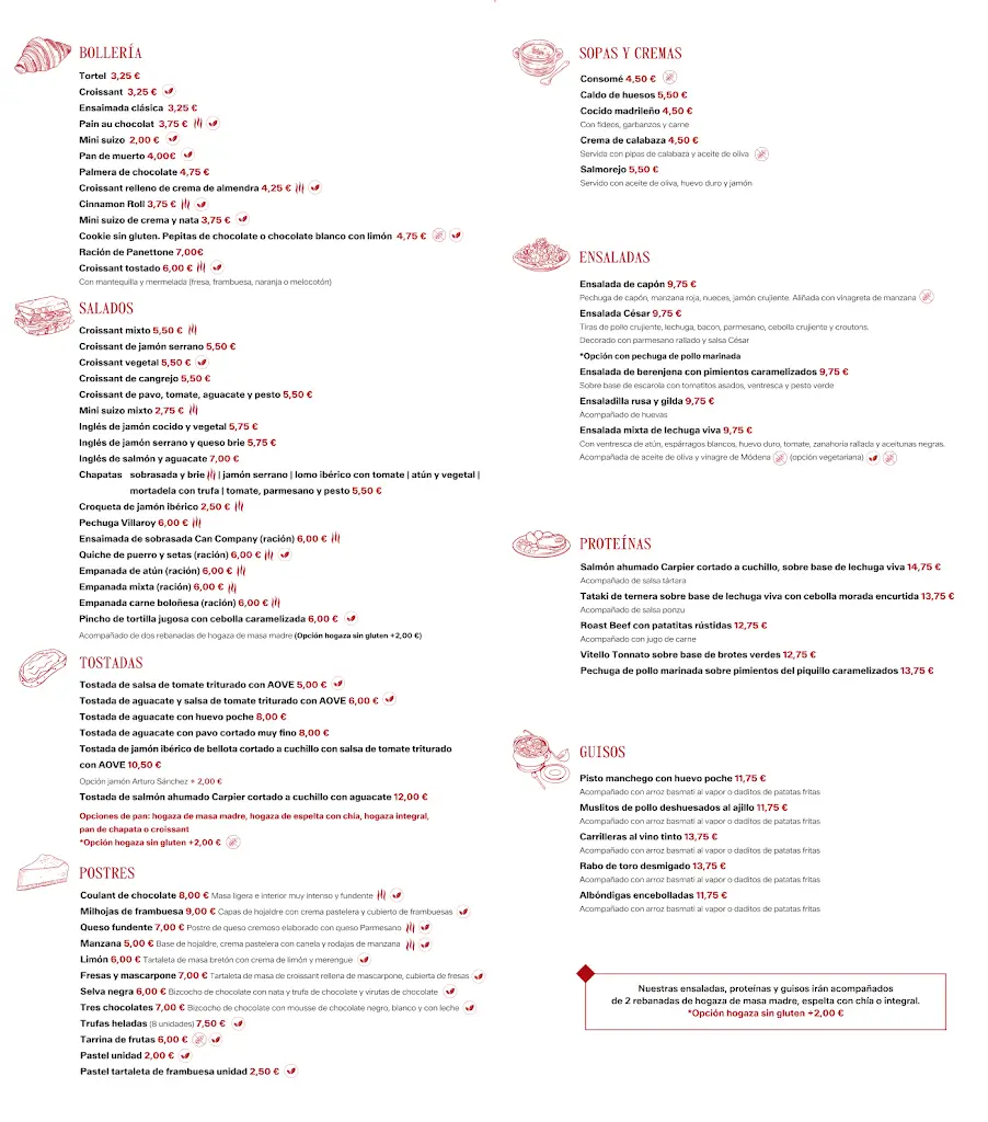 Menu_Pastelería Mallorca | Pozuelo_Borek_image_1