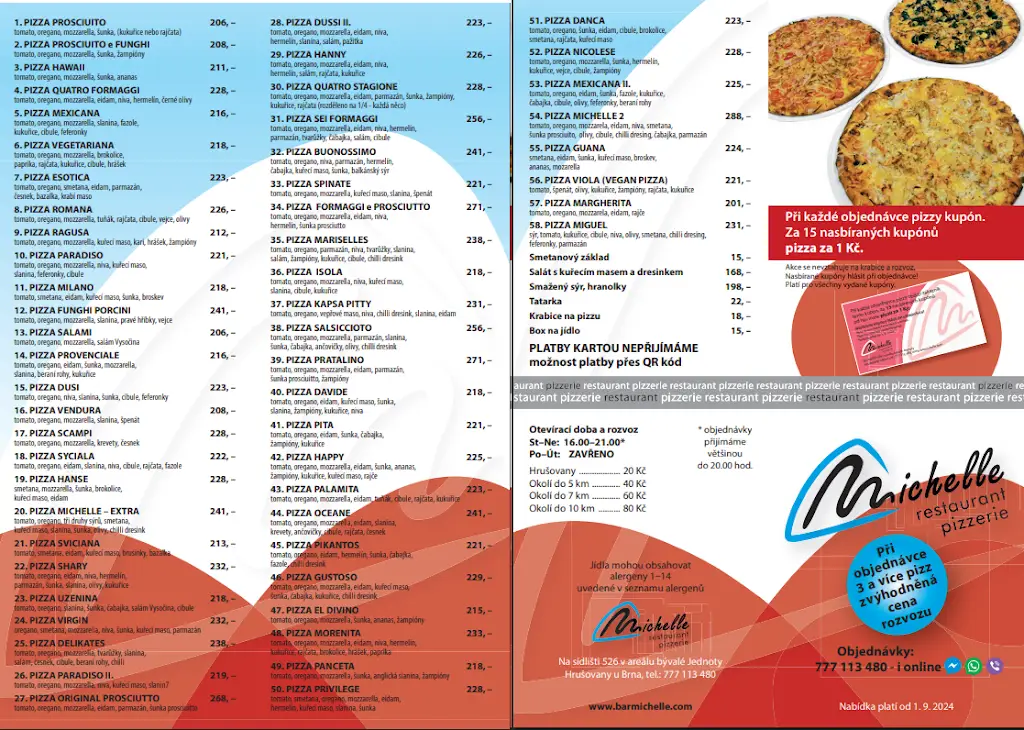 Menu_Bar Michelle_Hrušovany u Brna_image_1