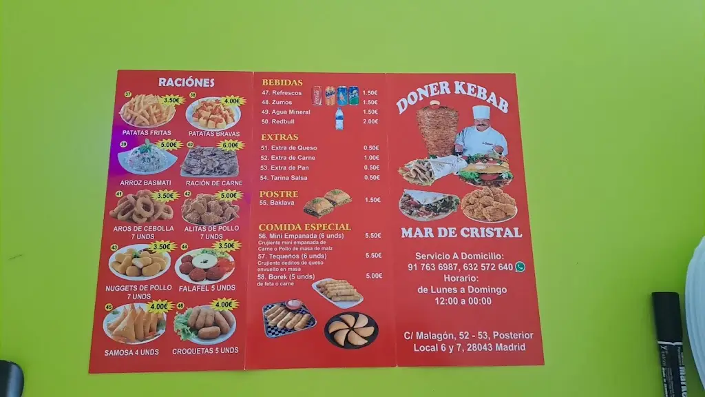 Menu_Restaurante Kebab Mar de Cristal_Borek_image_2