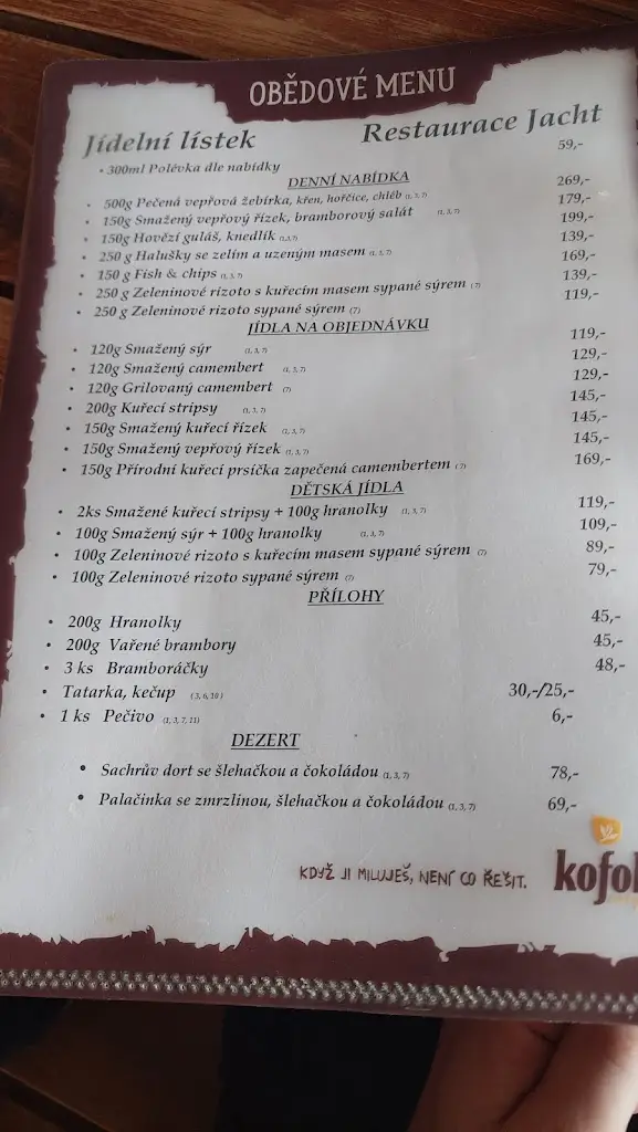 Menu_Jacht_Jedovnice_immagine_4