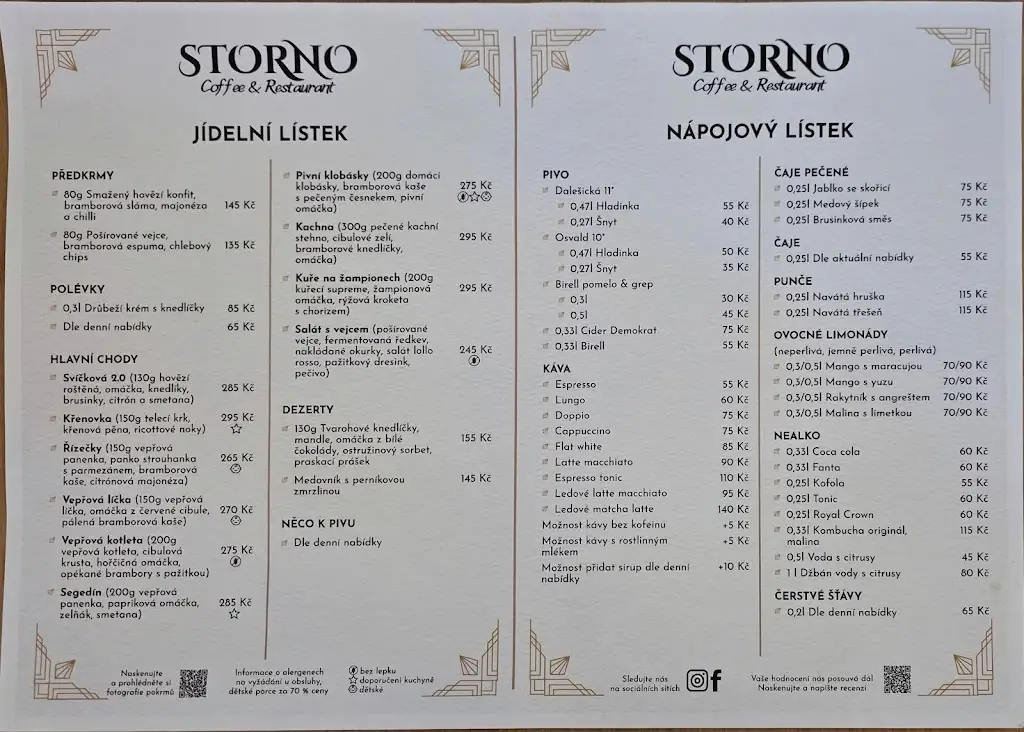 Menu_STORNO Coffee & Restaurant_Ivančice_image_1