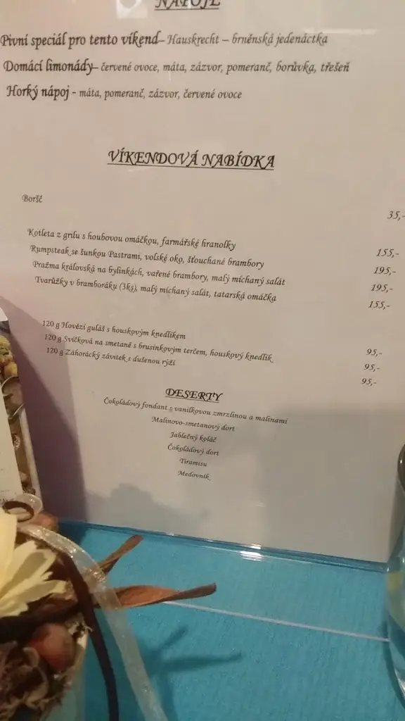 Menu_Restaurace Pod Kapličkou_Ivančice_image_2