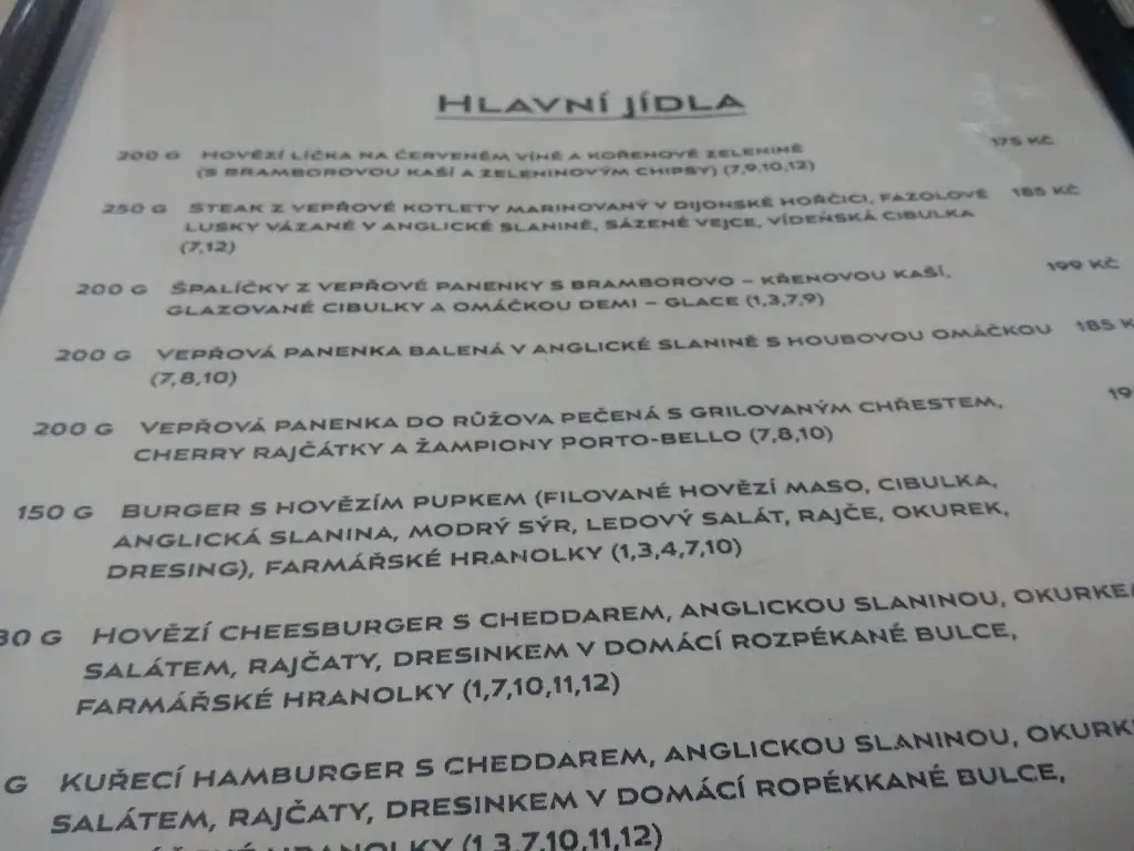 Menu_Restaurace & Penzion U Brázdů_Ivančice_image_3