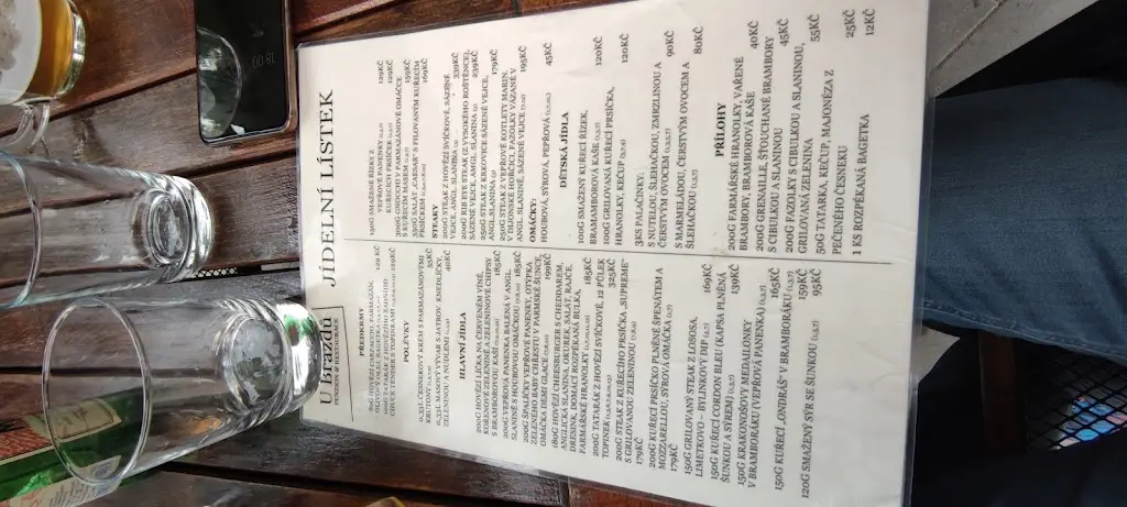 Menu_Restaurace & Penzion U Brázdů_Ivančice_image_4