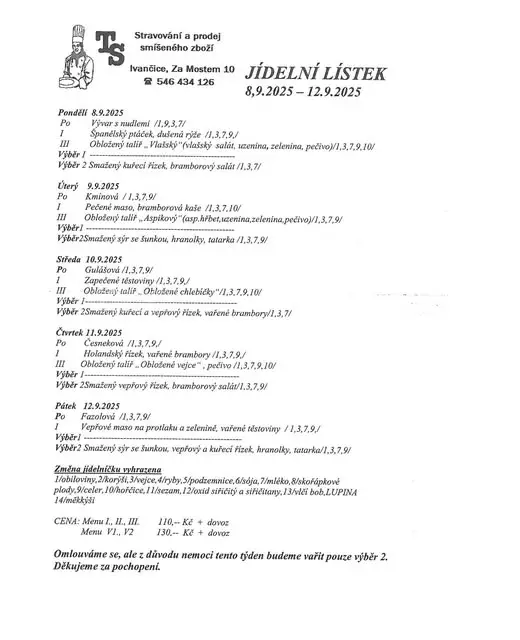 Menu_TS stravování Ivančice s.r.o_Ivančice_immagine_1