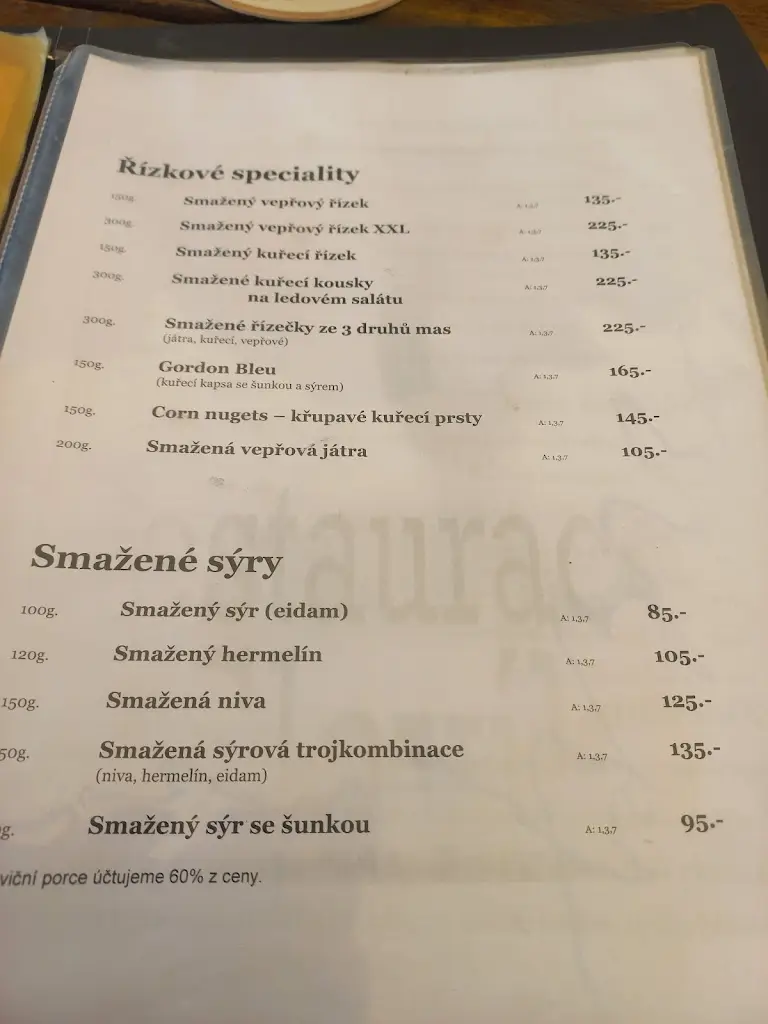 Menu_Restaurace U Slavíků_Ivančice_immagine_2