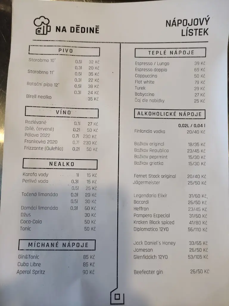 Menu_NA DĚDINĚ_Ivančice_immagine_2