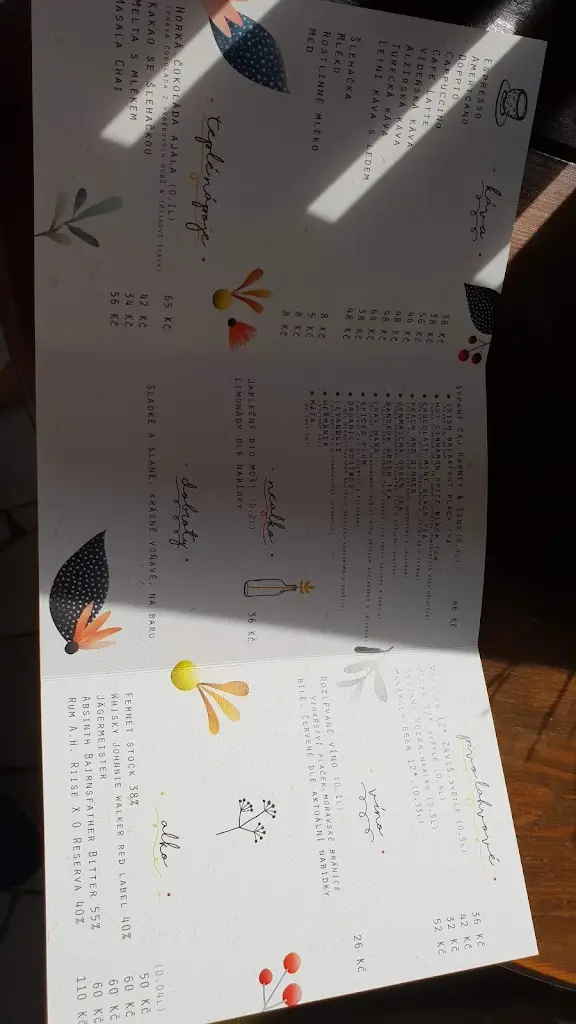 Menu_Cafe and Gallery Stříbský mill_Ivančice_immagine_1