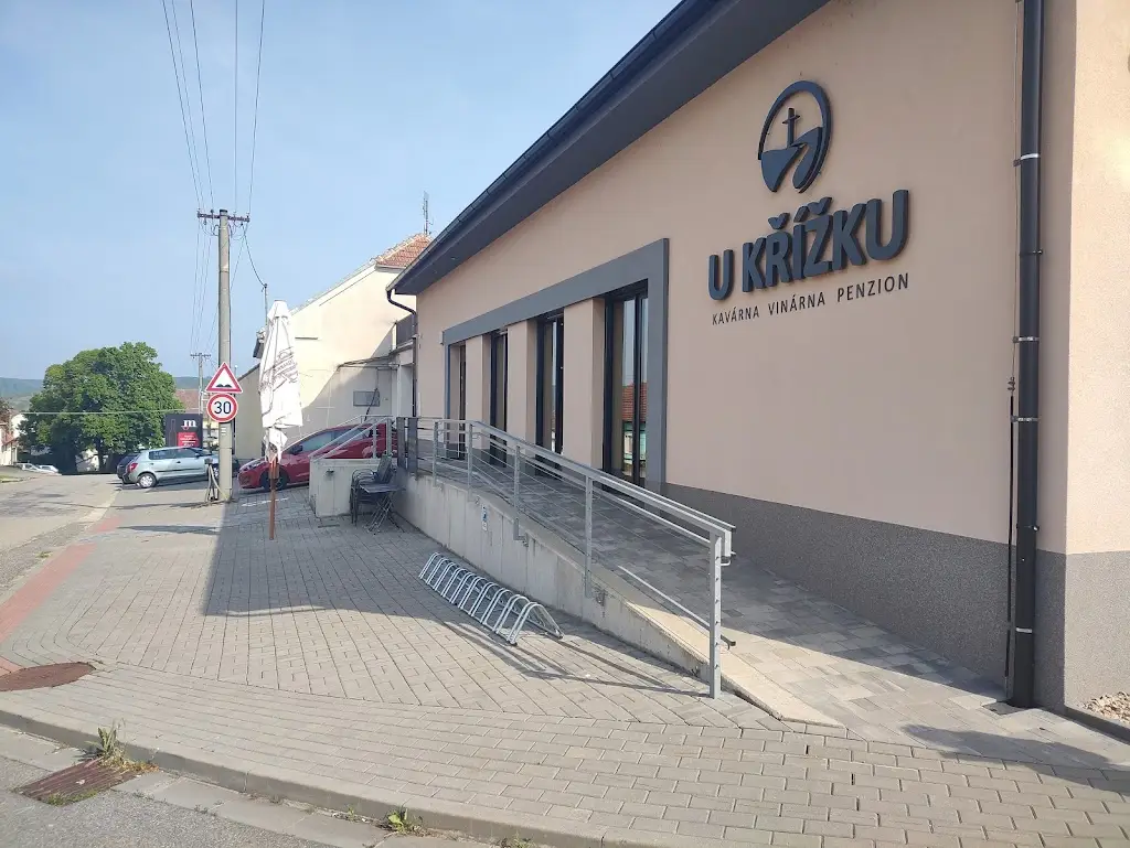 Penzion U Křížku Kobylí restaurant in Kobylí
