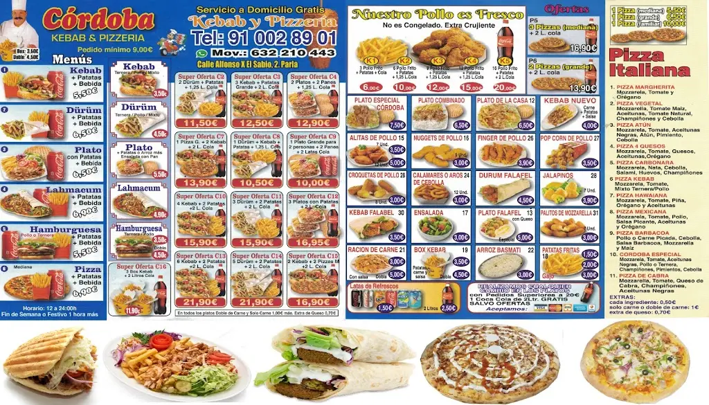 Menu_Fast Córdoba Kebab Pizzería_Borek_image_1