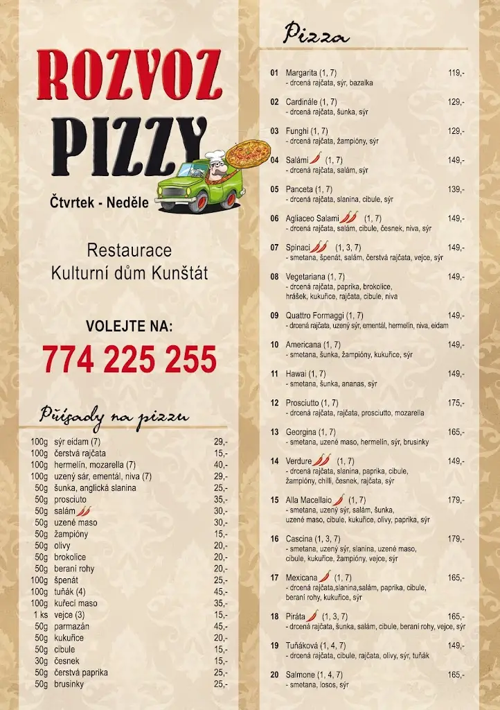 Menu_Restaurace Kulturní dům_Kunštát_image_1