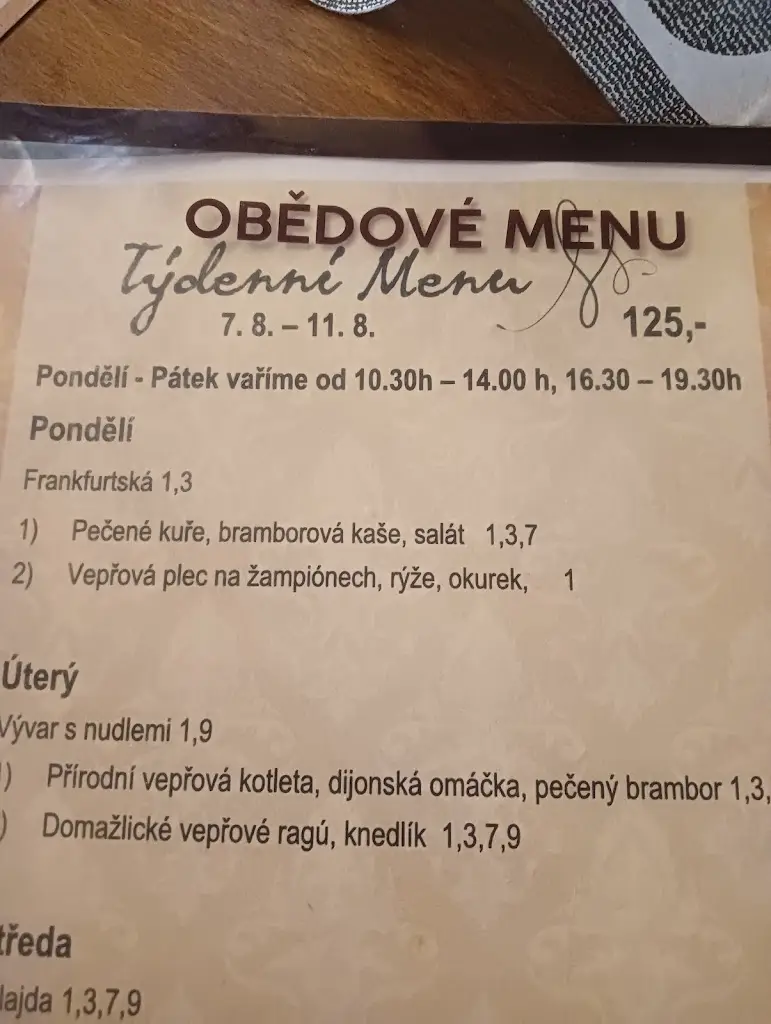 Menu_Restaurace Kulturní dům_Kunštát_image_2