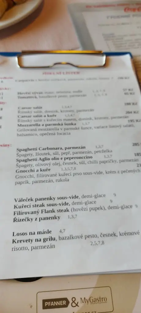 Menu_Restaurant & pizzeria La BOCCA_Kuřim_immagine_4
