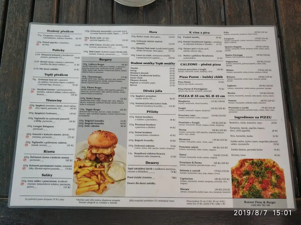 K J_Restaurant & pizzeria La BOCCA_Kuřim_recensione