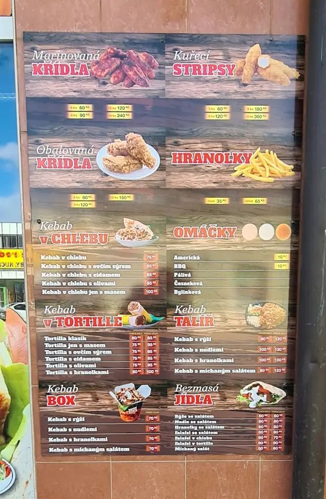 Menu_Kebab Kuřim_Kuřim_immagine_1