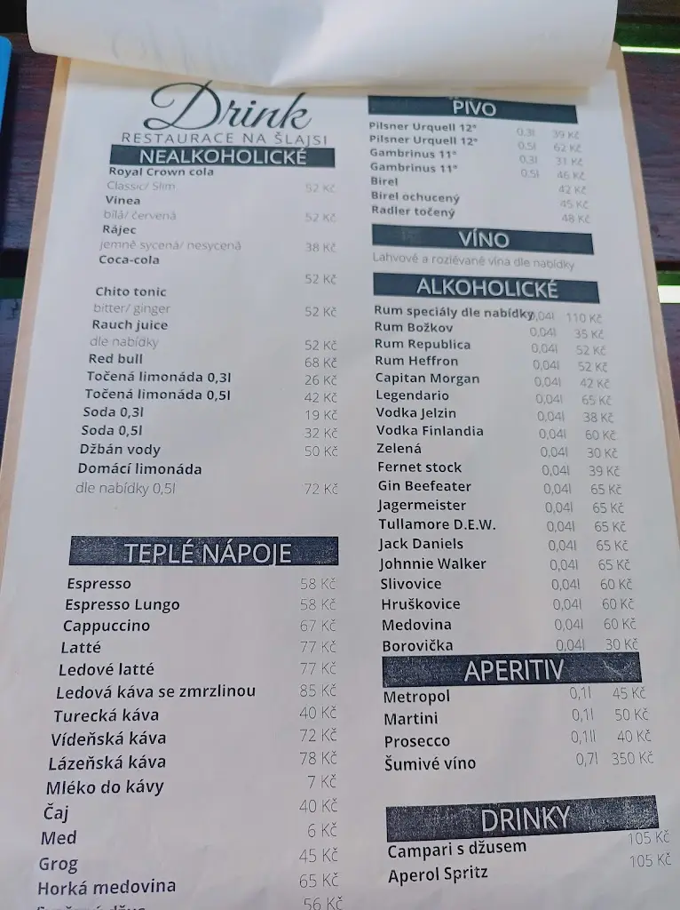 Menu_Restaurace Na Šlajsi_Lanžhot_immagine_4