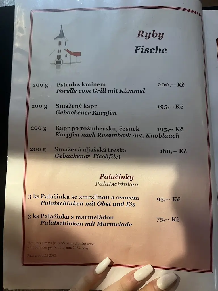 Menu_Hostinec U kostela_České Velenice_image_3