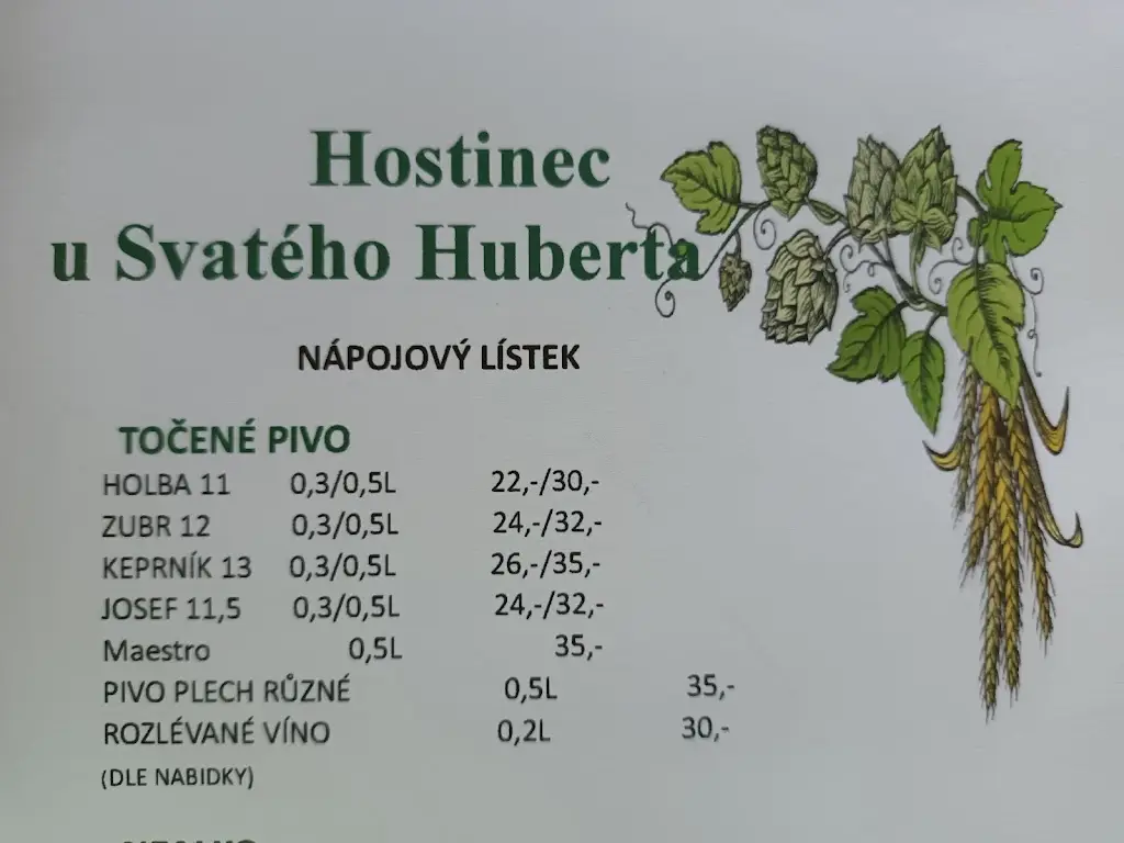 Menu_Inn At St. Hubert_Letonice_image_4