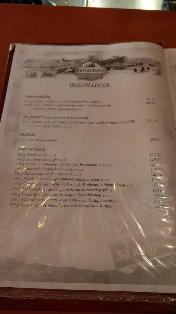 Menu_Restaurace & pizzerie Na Koupališti_Letovice_image_1