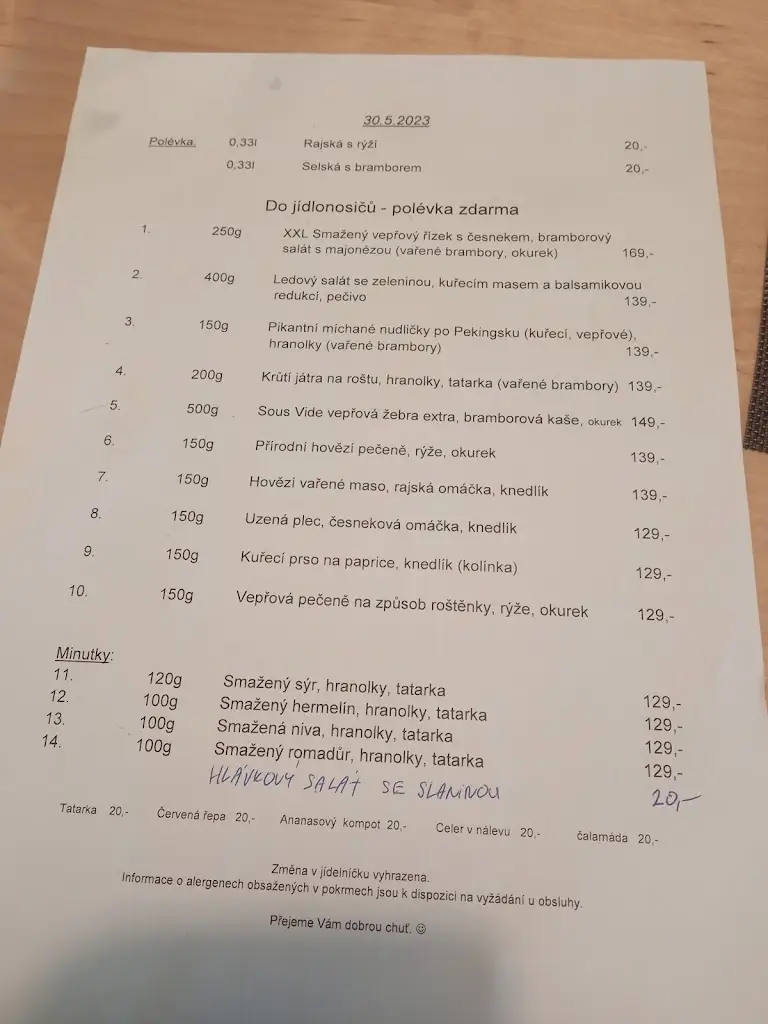 Menu_Restaurace Kulturní dům_Kyjov_image_2