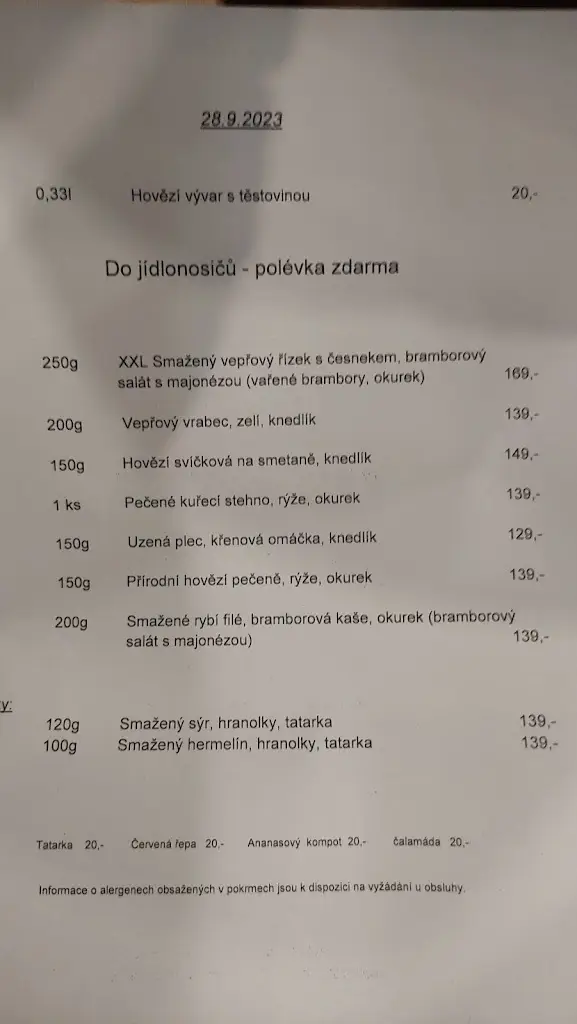 Menu_Restaurace Kulturní dům_Kyjov_image_4