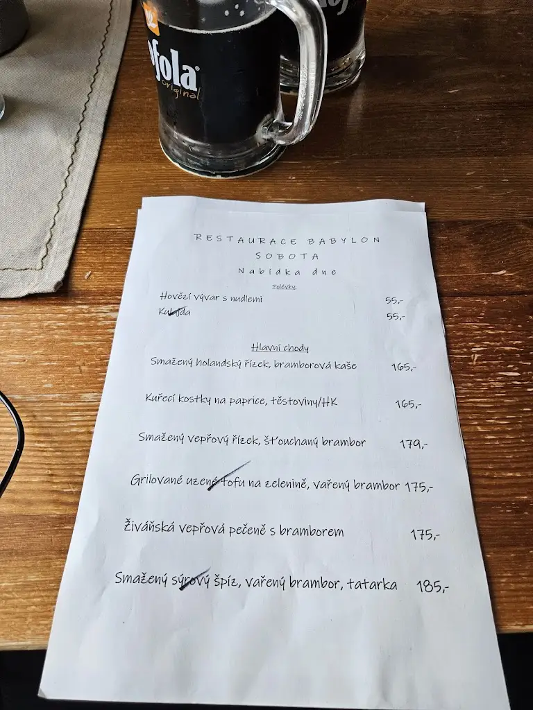 Menu_Restaurace Babylon_Lomnice_image_1