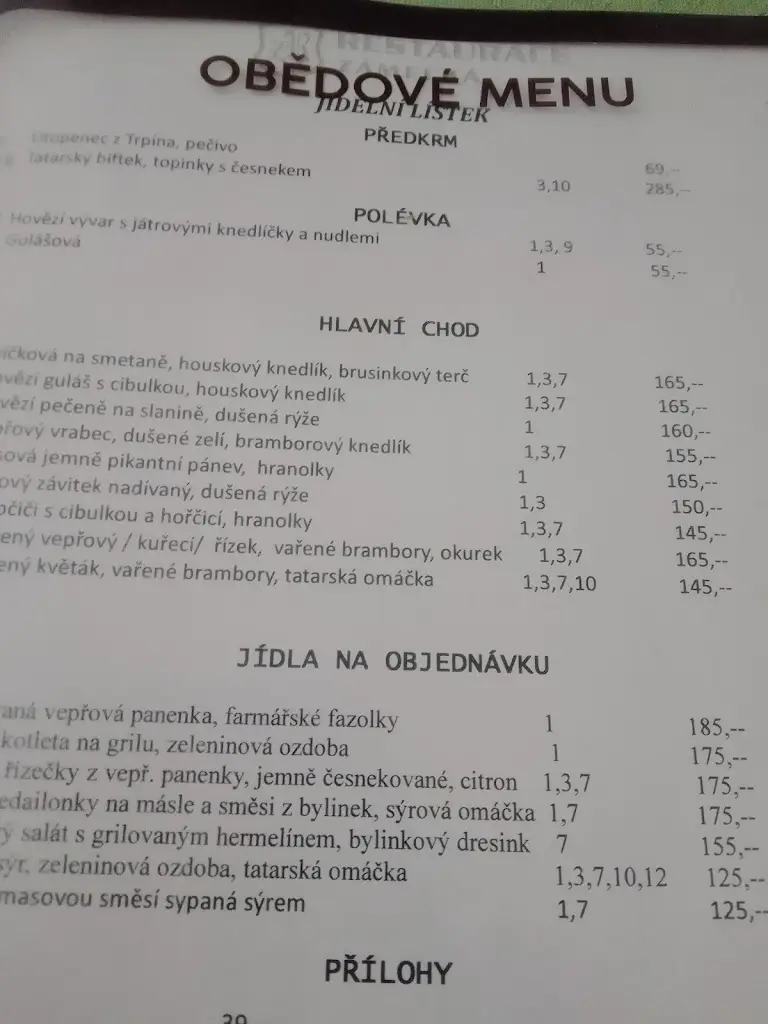 Andrea Zabloudilová_Zámecká restaurace Lysice_Lysice_review