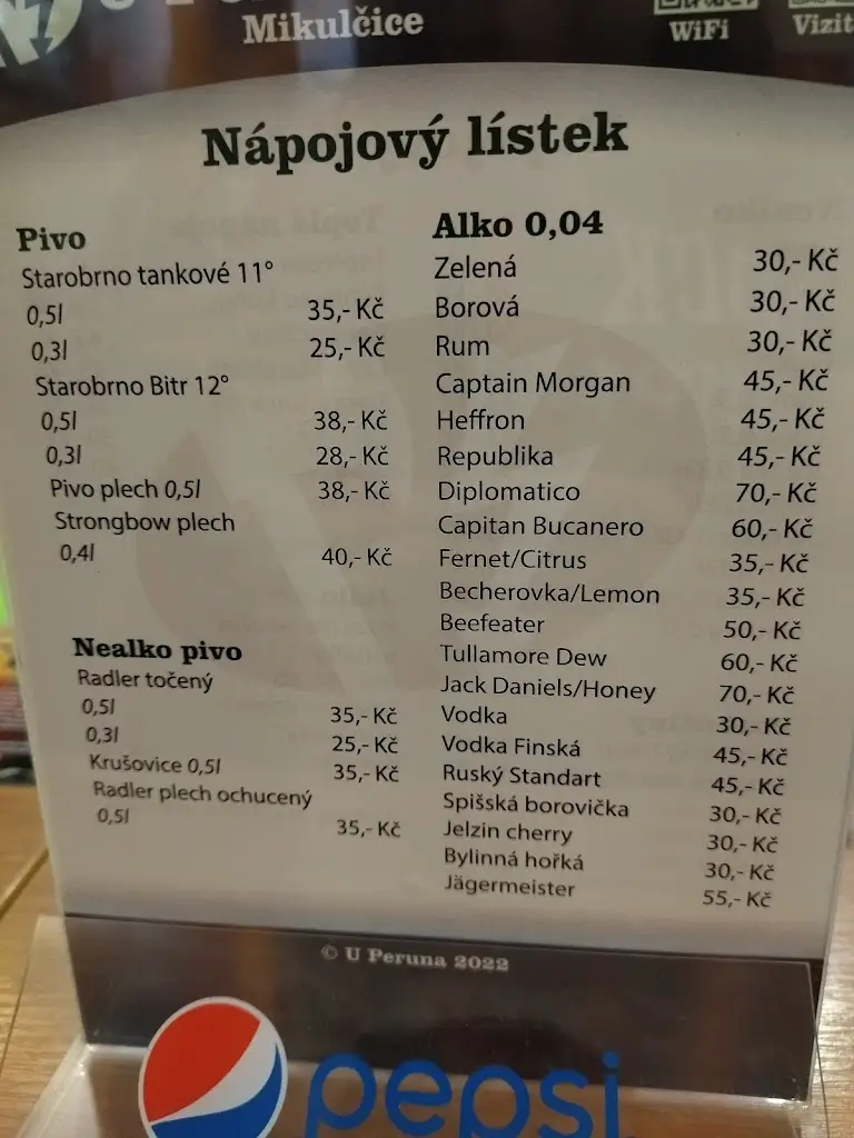 Menu_U Peruna_Mikulčice_image_2