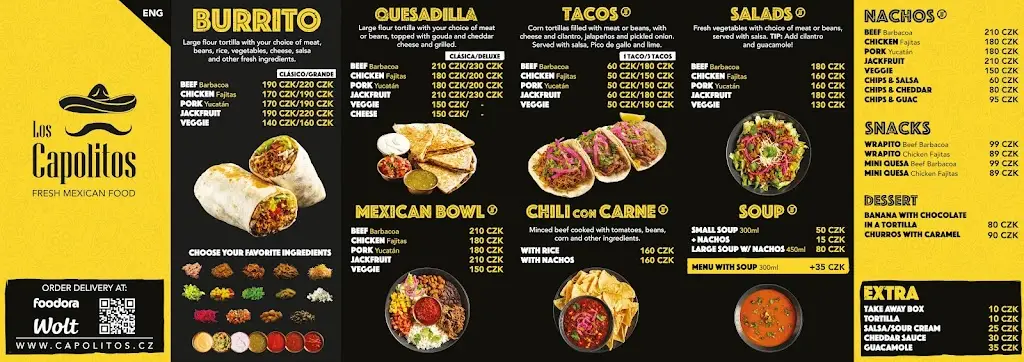 Menu_Los Capolitos - Olympia Brno_Modřice_image_1