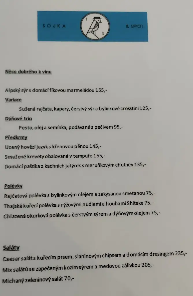 Menu_Sojka & spol. Restaurant_Mikulov_image_2